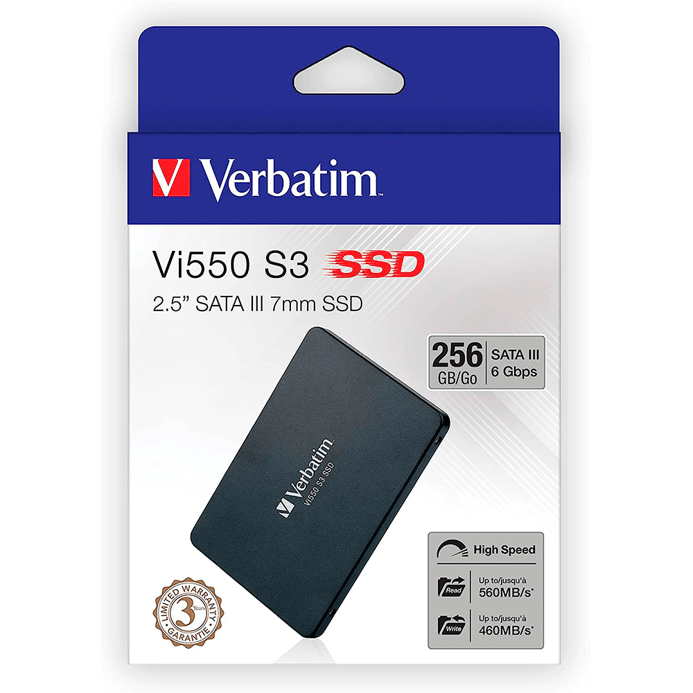 Disco Solido SSD 256 GB Verbatim Vi550 S3