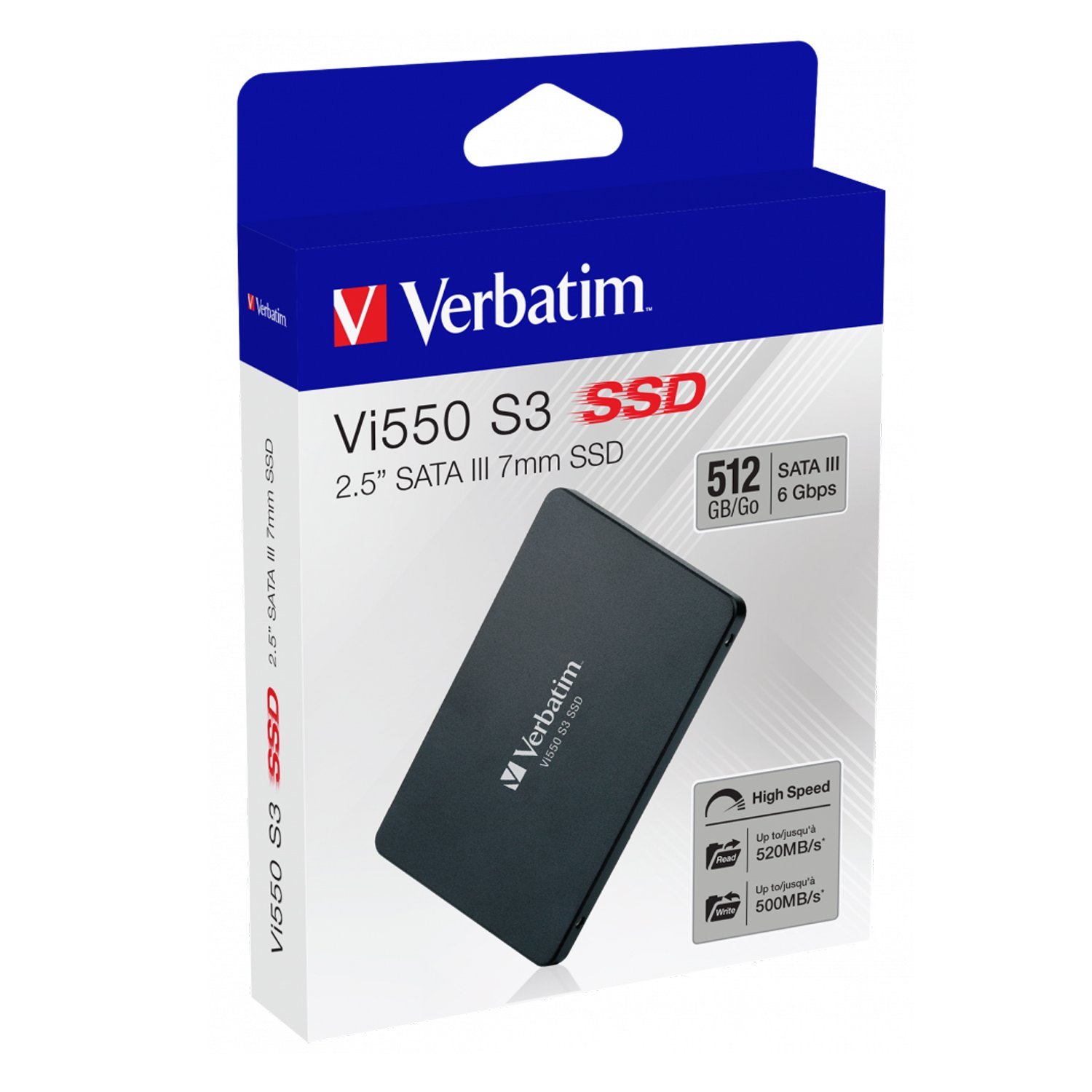 Disco Solido SSD 512 GB Verbatim Vi550 S3