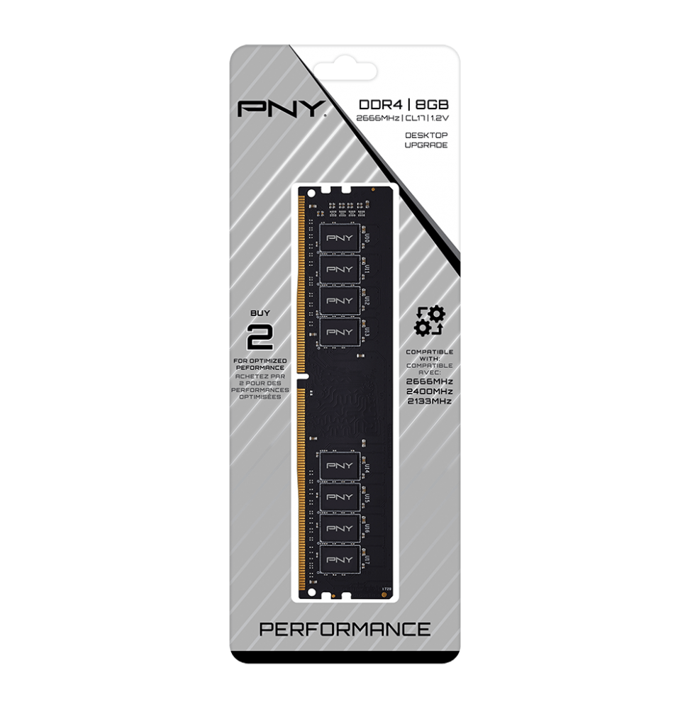 Memoria Ram DDR4 PNY 8 GB Escritorio 2666 MHz DIMM