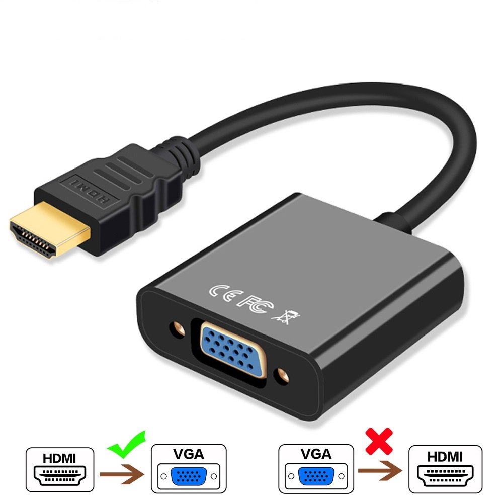 Convertidor HDMI A VGA con Sonido